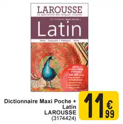 Cora Dictionnaire Maxi Poche + Latin aanbieding