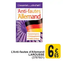 Cora L'anti-fautes d'allemand larousse aanbieding