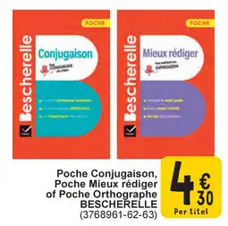 Cora Poche Conjugaison, Poche Mieux rédiger of Poche Orthographe BESCHERELLE aanbieding
