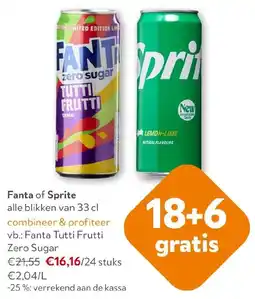 OKay Fanta of Sprite aanbieding