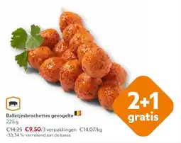 OKay Balletjesbrochettes gevogelte aanbieding