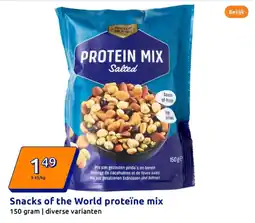 Action Snacks of the World proteïne mix 150 gram | diverse varianten aanbieding