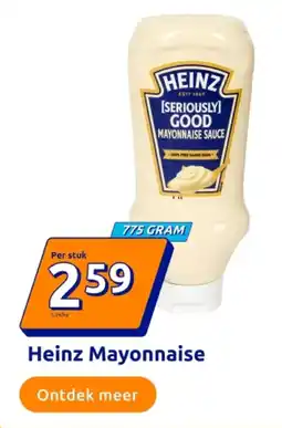 Action Heinz Mayonnaise 775 GRAM aanbieding