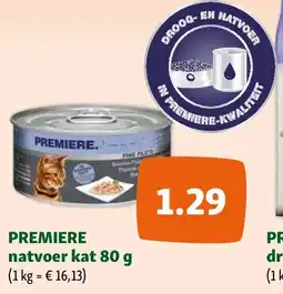 Maxi Zoo PREMIERE natvoer kat 80 g aanbieding