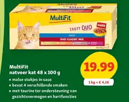 Maxi Zoo MultiFit natvoer kat 48 x 100 g aanbieding