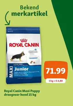 Maxi Zoo Royal Canin Maxi Puppy droogvoer hond 15 kg aanbieding