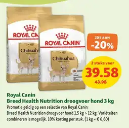 Maxi Zoo Royal Canin Breed Health Nutrition droogvoer hond 3 kg aanbieding