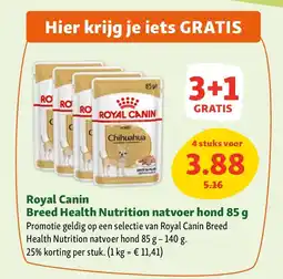 Maxi Zoo Royal Canin Breed Health Nutrition natvoer hond 85 g aanbieding