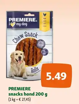 Maxi Zoo PREMIERE snacks hond 200 g aanbieding