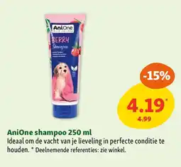 Maxi Zoo AniOne shampoo 250 ml aanbieding