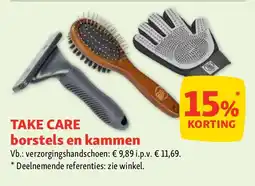 Maxi Zoo TAKE CARE borstels en kammen aanbieding
