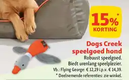 Maxi Zoo Dogs Creek speelgoed hond aanbieding