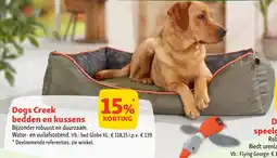 Maxi Zoo Dogs Creek bedden en kussens aanbieding