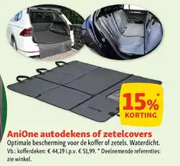 Maxi Zoo AniOne autodekens of zetelcovers aanbieding