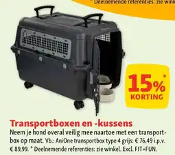 Maxi Zoo Transportboxen en -kussens aanbieding