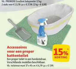 Maxi Zoo Accessoires voor een proper kattentoilet aanbieding