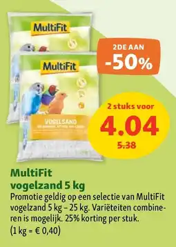 Maxi Zoo MultiFit vogelzand 5 kg aanbieding
