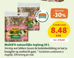 Maxi Zoo MultiFit natuurlijke toplaag 10 L aanbieding