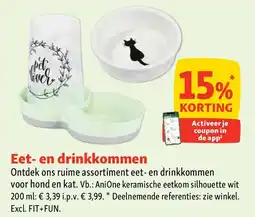 Maxi Zoo Eet- en drinkkommen aanbieding
