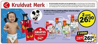 Kruidvat Kruidvat disney jumbopakken luierbroekjes aanbieding