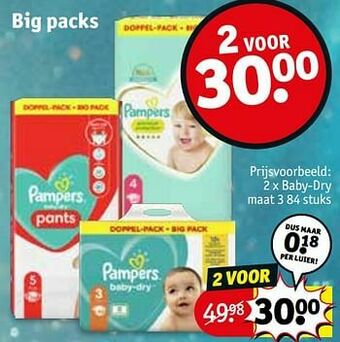 Kruidvat Baby-dry maat 3 aanbieding