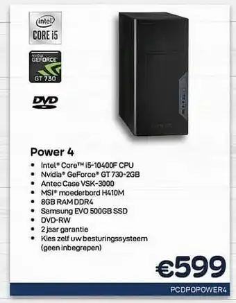 CompuDeals Pointer systems power 4 aanbieding