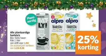 Albert Heijn All Plantaardige Barista's aanbieding