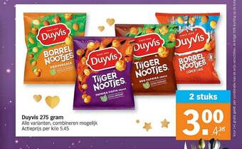 Albert Heijn Duyvis 275 Gram aanbieding