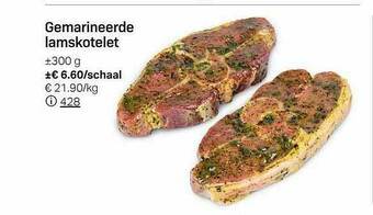 Buurtslagers Gemarineerde Lamskotelet aanbieding