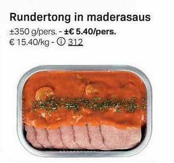 Buurtslagers Rundertong In Maderasaus aanbieding