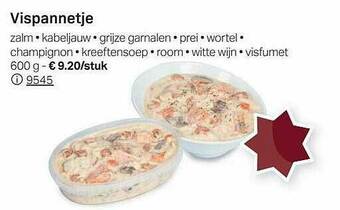 Buurtslagers Vispannetje aanbieding