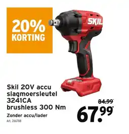 GAMMA Skil 20V accu slagmoersleutel 3241CA brushless 300 Nm aanbieding