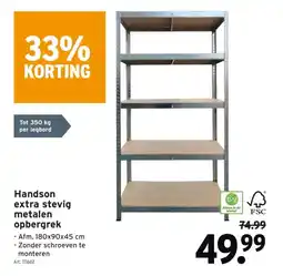 GAMMA Handson extra stevig metalen opbergrek aanbieding