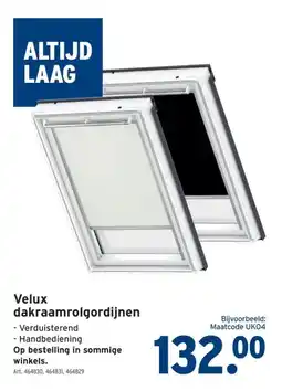 GAMMA Velux dakraamrolgordijnen aanbieding
