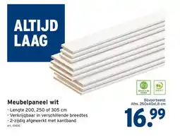 GAMMA Meubelpaneel wit aanbieding