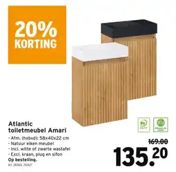 GAMMA Atlantic toiletmeubel Amari aanbieding