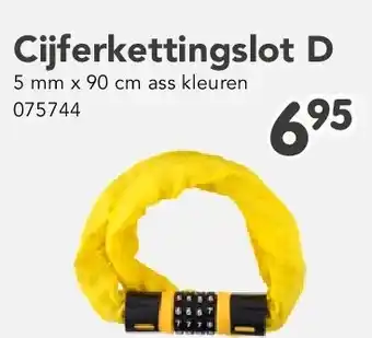 Happyland Cijferkettingslot D aanbieding