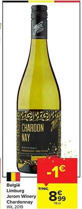 België Limburg Jerom Winery Chardonnay