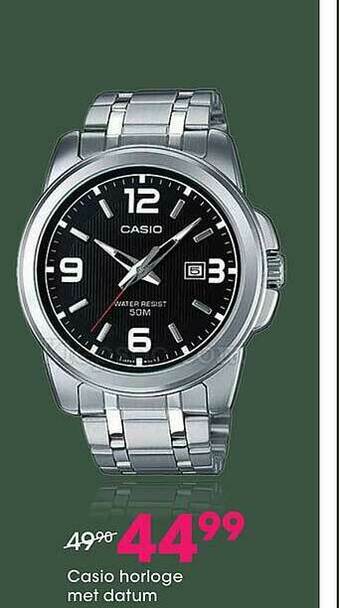 Lucardi Casio Horloge Met Datum aanbieding