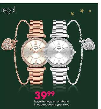 Lucardi Regal Horloge En Armband In Cadeaudoosje aanbieding