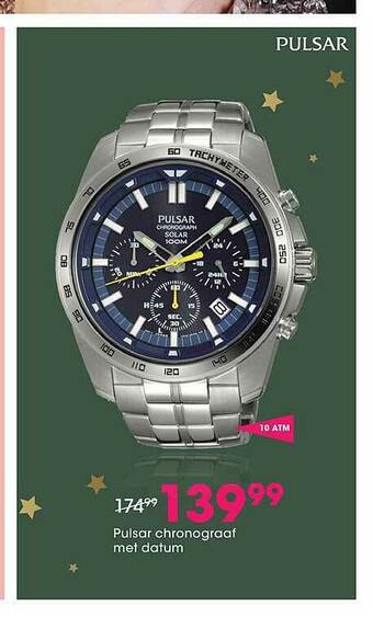 Pulsar Chronograaf Met Datum