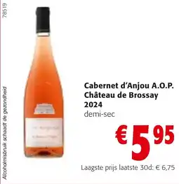Colruyt Cabernet d'Anjou A.O.P. Château de Brossay 2024 aanbieding