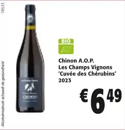 Colruyt Chinon A.O.P. Les Champs Vignons 'Cuvée des Chérubins' 2023 aanbieding