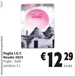 Colruyt Puglia I.G.T. Rosato 2024 aanbieding