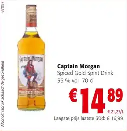 Colruyt Captain Morgan aanbieding