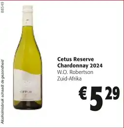 Colruyt Cetus Reserve Chardonnay 2024 aanbieding