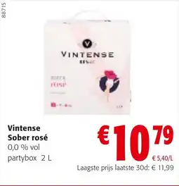 Colruyt Vintense Sober rosé aanbieding