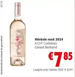 Colruyt Hérésie rosé 2024 aanbieding