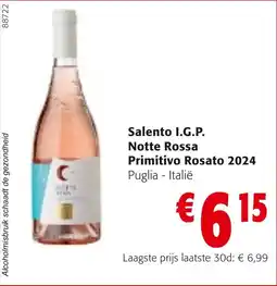 Colruyt Salento I.G.P. Notte Rossa Primitivo Rosato 2024 aanbieding