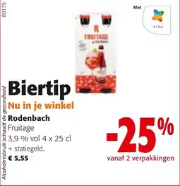 Colruyt Rodenbach Fruitage aanbieding